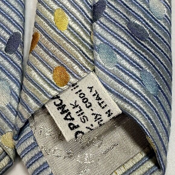 VITALIANO PANCALDI Men's 100% Silk Necktie ITALY Abstract Colorful MultiColor - Picture 7 of 10